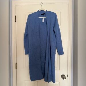 Banana Republic Sky Blue Open Front Cardigan